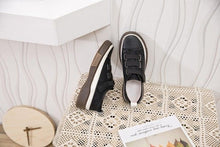 将图片加载到图库查看器，Luxury Leather Womens Sneakers Spring Shoes New Genuine Leather Casual Women Fashion Flat Girl Student Shoes Comfortable Women's Casual Flats Elegant Soft Walking Sneakers
