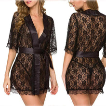 Load image into Gallery viewer, Luxury Lightweight Ladies Nightwear Elegant Short Gorgeous Design Bathrobe Sleepwear For Women
