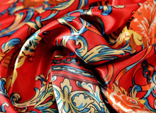 Load image into Gallery viewer, Luxury Long Soft Square Silk Scarves Lightweight Elegant Satin Silk Soft Head Wrap Escharpe Hijab Scarf Muslim Female Silky Shawls Wrap Hair Head Scarves Bandanna For  Women 90*90cm
