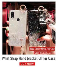 Load image into Gallery viewer, Luxury Marble Gold Foil Phone Case For Xiaomi Redmi Note 9 9S 8 8T 7 6 5 Pro 9A 9C 8A 7A 6A 10X 5G Coque Soft Silicone Cover Luxury Marble Pattern Bling Shell Back Mirror Glass Case Cover with Soft Bumper and Hybrid Technology
