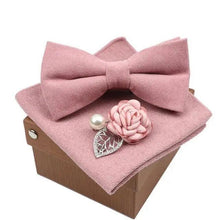 Load image into Gallery viewer, Luxury Men Cotton Colorful Bowtie Elegant Design Perfect Gifts For Men Fashionable Party Bowtie
