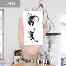 Load image into Gallery viewer, Luxury Men Women 3D Tattoo Waterproof Spider Sticker Realistic Design For Party Halloween
