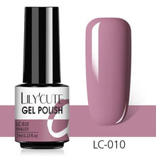 Load image into Gallery viewer, Luxury Metallic Womens Nail Polish Silver Rose Permanent UV Gel Nail Varnish Elegant Luxury Metal Effect More Collor For Girls
