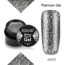 Load image into Gallery viewer, Luxury Modern Crystal Shiny Gel Nail Polish Painting Nails Art Design Diamond Manicure Gel Luxury Design For Women and Girls

