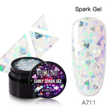 Load image into Gallery viewer, Luxury Modern Crystal Shiny Gel Nail Polish Painting Nails Art Design Diamond Manicure Gel Luxury Design For Women and Girls
