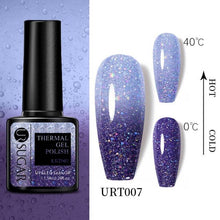 Load image into Gallery viewer, Luxury Modern Elegant Colorful Diamond Gel Nail Polish UV Temperature Color Changing Elegant Fashion Rainbow Colors For Womens
