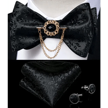 将图片加载到图库查看器，Luxury Pink Solid Men Bow Tie Silk Business Wedding Elegant Bowtie For Men Unique Desing For Every Occasion
