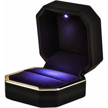 将图片加载到图库查看器，Luxury Ring Box with LED Light
