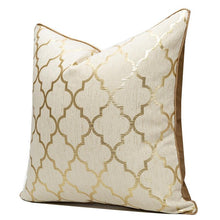 将图片加载到图库查看器，Luxury Sofa Cushion Nordic Decorative Pillows Case Satin Champagne Simple Decorative Silk Throw Pillow Covers Slip Cooling Satin Square Pillowcases For Living Home
