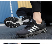 Load image into Gallery viewer, Luxury Sport Mens Sneakers Mesh Breathable Casual Men Shoes Comfortable Non-Slip Shock Absorption Light Outdoor Walking Comfortable Running Sneakers
