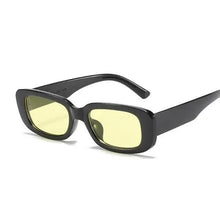 将图片加载到图库查看器，Luxury Square Black Women Retro Vintage Sunglasses Small Rectangle Female Sun Glasses Vintage Design Eyewear
