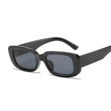将图片加载到图库查看器，Luxury Square Black Women Retro Vintage Sunglasses Small Rectangle Female Sun Glasses Vintage Design Eyewear
