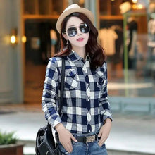 将图片加载到图库查看器，Luxury Winter Warm, Plus Velvet Thicken Plaid Shirt Style Coat Jacket For Women Clothes/Tops/Casual/Jacket/Outerwear For Female
