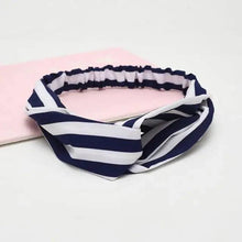 Load image into Gallery viewer, Luxury Women's Headband Vintage Cross Knot Elastic Hair Bands Soft Solid Hairband Girls Hair Accessories Floral Turban Bandanas Head Wrap
