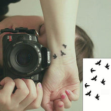 Load image into Gallery viewer, Luxury Womens Different Temporary Waterproof Tattoo Sticker Feather Dandelion Tattoos For Makeup Party
