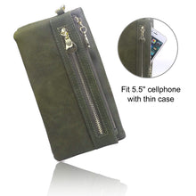 Load image into Gallery viewer, Luxury Women's Leather Clutch Wallet
