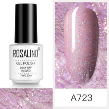 Load image into Gallery viewer, Luxury Womens Pink Shiny Nail Gel Polish Varnish Permanent UV Gel Popular High Quality Colorful Nail Polish
