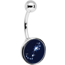 将图片加载到图库查看器，Zodiac Constellation Scorpio Belly Ring
