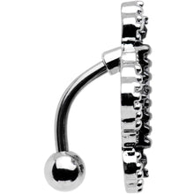 Load image into Gallery viewer, White Gem Confetti Party Pendant Top Mount Belly Ring
