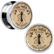 将图片加载到图库查看器，Witches Brew Fly Fricassee Halloween Plug Set  0G to 20mm
