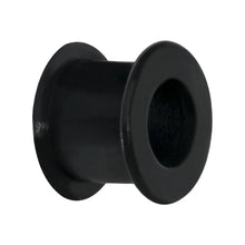 Load image into Gallery viewer, Flexible Black Silicone Double Flare Tunnel Plug Set
