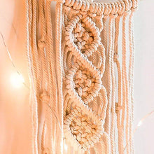 Load image into Gallery viewer, Macrame Woven Wall Hanging Boho Tapestry Moon Star Dreamcatcher Home Decor
