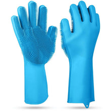 Load image into Gallery viewer, Magic Silicone Brush Dishwashing Gloves
