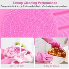 Load image into Gallery viewer, Magic Silicone Brush Dishwashing Gloves
