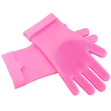 Load image into Gallery viewer, Magic Silicone Brush Dishwashing Gloves
