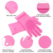 Load image into Gallery viewer, Magic Silicone Brush Dishwashing Gloves
