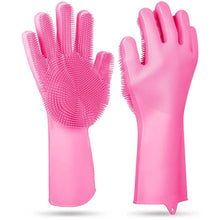 Load image into Gallery viewer, Magic Silicone Brush Dishwashing Gloves
