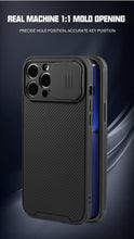 Load image into Gallery viewer, Magnetic Case for iPhone 13 12/13 12 Pro/13 12Pro Max Case Camera Protection Cover Silky Silicone Case with Slide Camera Lens Protection Shockproof Phone Case
