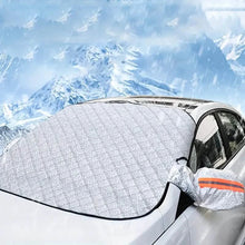 Load image into Gallery viewer, Magnetic Front Windscreen Sunshade Thickened Sunscreen Anti-UV Heat Insulation Snow Shield Cover
