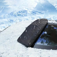 Load image into Gallery viewer, Magnetic Front Windscreen Sunshade Thickened Sunscreen Anti-UV Heat Insulation Snow Shield Cover
