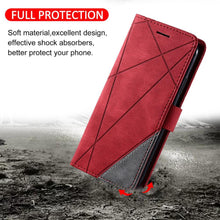 Load image into Gallery viewer, Magnetic Leather Case For iPhone 14 13 12 Mini 11 Pro Max XS XR 7 8 6 6S Plus SE 2023 Luxury Wallet Flip Card Holder Stand Cover Leather Wallet Case Magnetic Buckle Flip Folio Cover For iPhone
