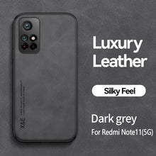 Load image into Gallery viewer, Magnetic Leather Case For Xiaomi Redmi Note 11 10 11E 9 Pro 11s 10s 12 Poco X4 GT Mi 10T 12T 11T 11 Lite 5G NE Cover Extra Thin Premium Mobile Phone Case Genuine Leather Shockproof Phone Cover
