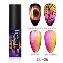将图片加载到图库查看器，Magnetic Nail Gel Polish UV LED Popular Colorful New Fashion Charming Effect Luxury Drawing Design For Women and Girls
