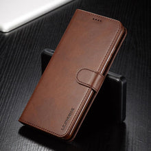 Load image into Gallery viewer, Magnetic PU Leather Wallet-Style Phone Case Fashion Flip Case with Card Slot Leather Case for Xiaomi 12T 11T Poco X4 GT X3 M3 M4 Pro NFC F4 F3 Flip Cover Mi 11 Lite 10T Redmi 9C Note 11S 10S 9S 9T 9A 8T 7
