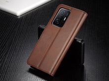 Load image into Gallery viewer, Magnetic PU Leather Wallet-Style Phone Case Fashion Flip Case with Card Slot Leather Case for Xiaomi 12T 11T Poco X4 GT X3 M3 M4 Pro NFC F4 F3 Flip Cover Mi 11 Lite 10T Redmi 9C Note 11S 10S 9S 9T 9A 8T 7
