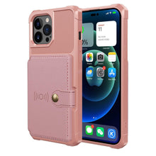 Load image into Gallery viewer, Magnetic Wallet Leather Case For iPhone 14 13 12 11 Pro Max XS Phone Cases Stand X  Anti drop Cards Soft Cover Functional Case Compatible with iPhone

