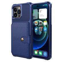 Load image into Gallery viewer, Magnetic Wallet Leather Case For iPhone 14 13 12 11 Pro Max XS Phone Cases Stand X  Anti drop Cards Soft Cover Functional Case Compatible with iPhone
