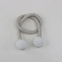 Load image into Gallery viewer, Magnets Curtains Clamps Curtain Holder Pompom Tieback Magnetic Clips Hanging Balls Tie Back Home Decoration Accessories Magnetic Curtain Tiebacks European Style Decorative Curtain Drape Tie With Strong Magnetic For Home And Office Decoration
