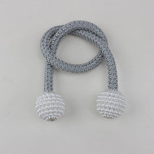 Load image into Gallery viewer, Magnets Curtains Clamps Curtain Holder Pompom Tieback Magnetic Clips Hanging Balls Tie Back Home Decoration Accessories Magnetic Curtain Tiebacks European Style Decorative Curtain Drape Tie With Strong Magnetic For Home And Office Decoration
