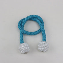 Load image into Gallery viewer, Magnets Curtains Clamps Curtain Holder Pompom Tieback Magnetic Clips Hanging Balls Tie Back Home Decoration Accessories Magnetic Curtain Tiebacks European Style Decorative Curtain Drape Tie With Strong Magnetic For Home And Office Decoration
