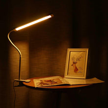 Load image into Gallery viewer, Magnifier Nail Beauty Light Tattoo Clip Light USB Table Lamp Flexible LED Desk Lamp Student Book Lights Study Lamp Reading Light Decorative Table Lamp Cute Study Lamps for Bedroom Décor
