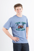 Load image into Gallery viewer, Make your own luck Men's Bamboo Viscose/Organic Cotton Short Sleeve Graphic T-Shirt
