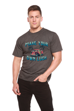 Load image into Gallery viewer, Make your own luck Men's Bamboo Viscose/Organic Cotton Short Sleeve Graphic T-Shirt
