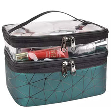 将图片加载到图库查看器，Makeup Bags Double layer Travel Cosmetic Cases
