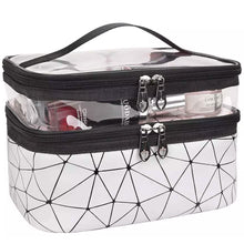 将图片加载到图库查看器，Makeup Bags Double layer Travel Cosmetic Cases
