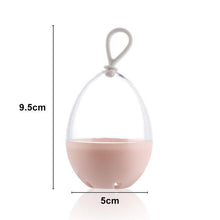 Load image into Gallery viewer, Makeup Sponge Case Capsule Shaped Box Container Makeup Drying Holder Easy Sponge Display Storage Cosmetic Puff Holder Egg Shape Box
